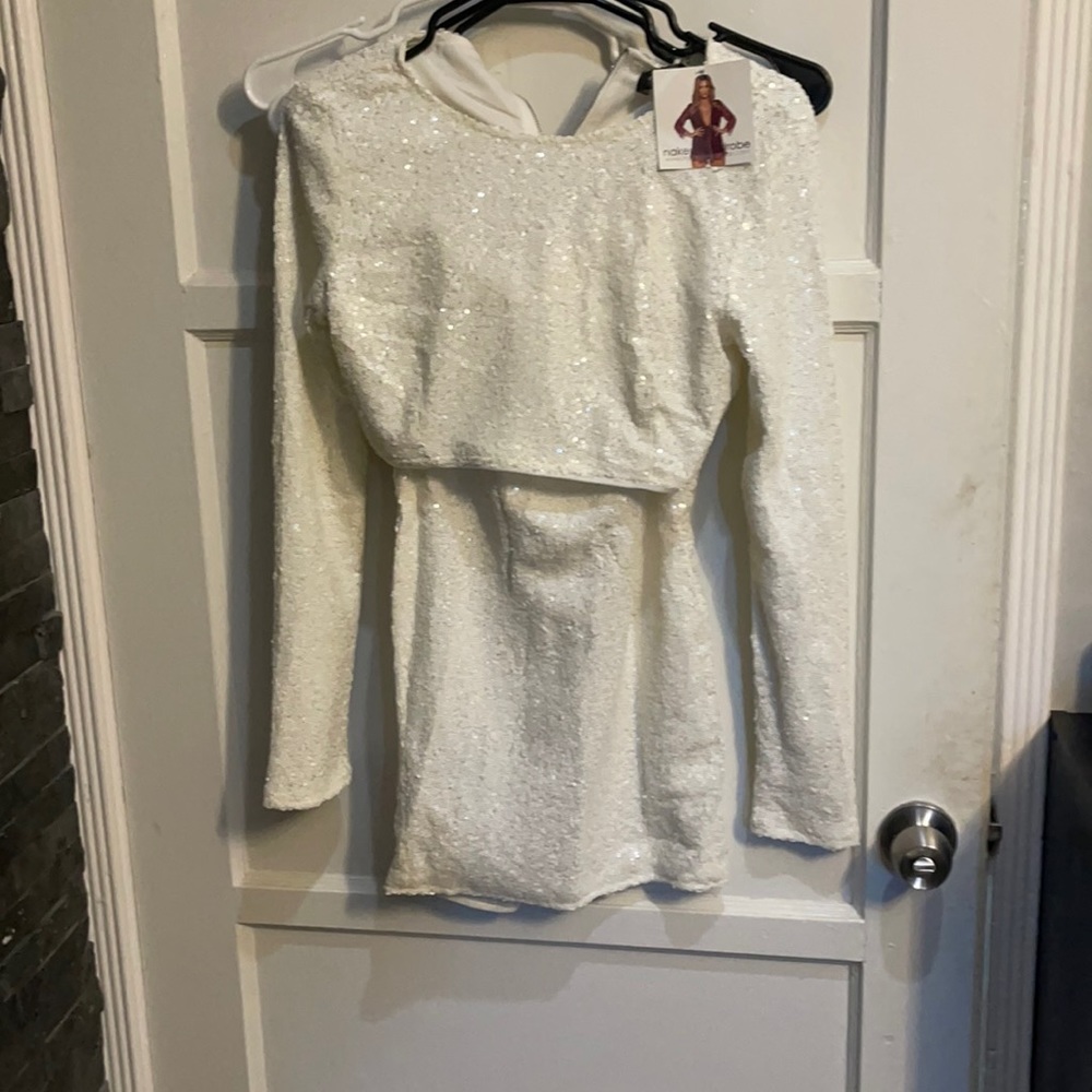 Naked wardrobe size medium Sequin set never worn
